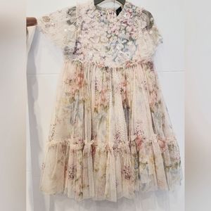 Needle and Thread Kid Sequim Floral Dress 3T